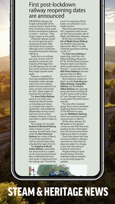 Railway Magazine Screenshot