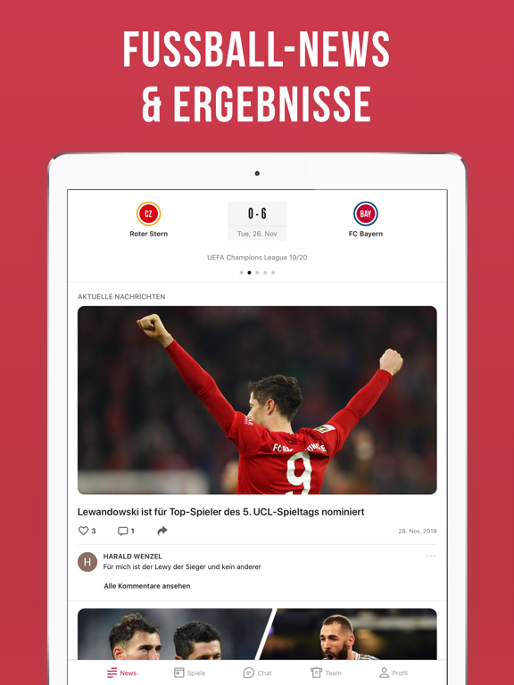 Screenshot #4 pour Bayern Live - Inoffizielle App