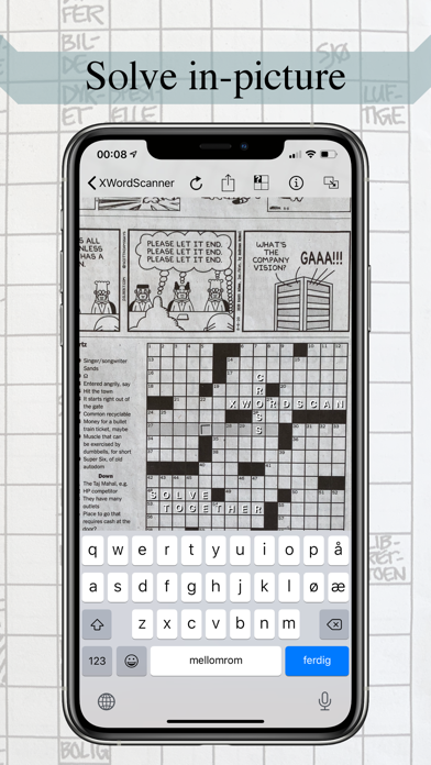 Team Crossword Scanner Screenshot