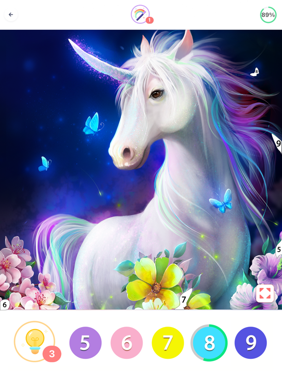 Coloring Fun : Color by Number iPad screenshot 8 - Lifestyle app