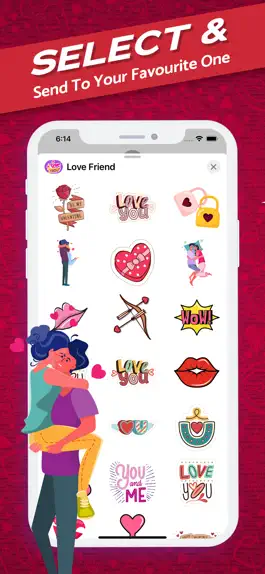 Game screenshot Love Friends Forever Stickers apk