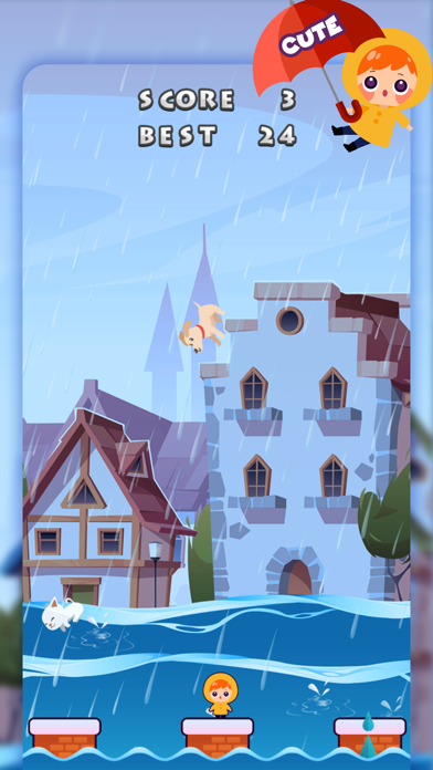 Screenshot #2 pour Crazy Rainy Town