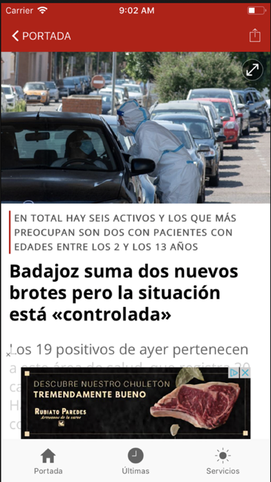 La Crónica de Badajoz Screenshot