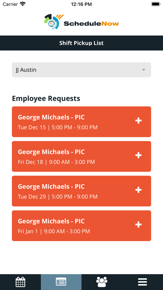 #2. ScheduleNow (iOS) بواسطة: Intellicasting