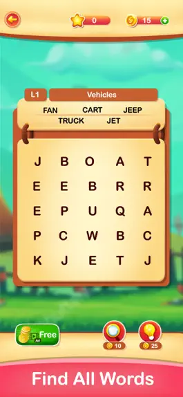 Game screenshot Word Search Games - English mod apk