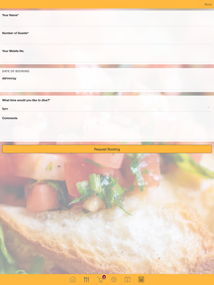 Gandhi Restaurant App