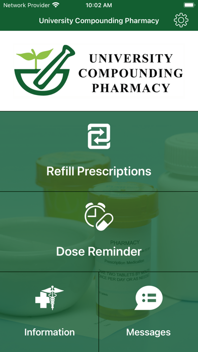 University Compounding Pharm Screenshot
