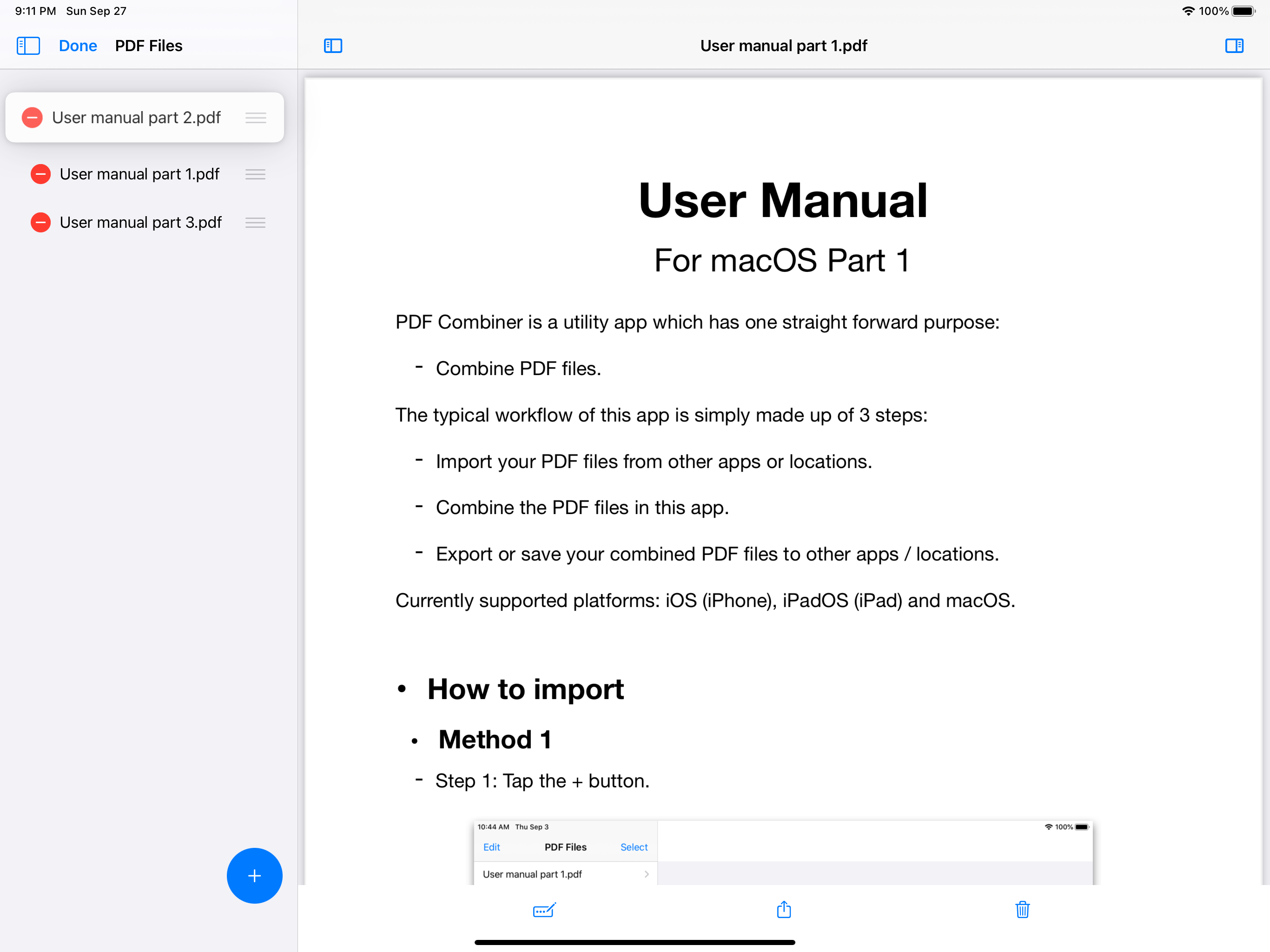 PDF Combiner - file merger screenshot 8