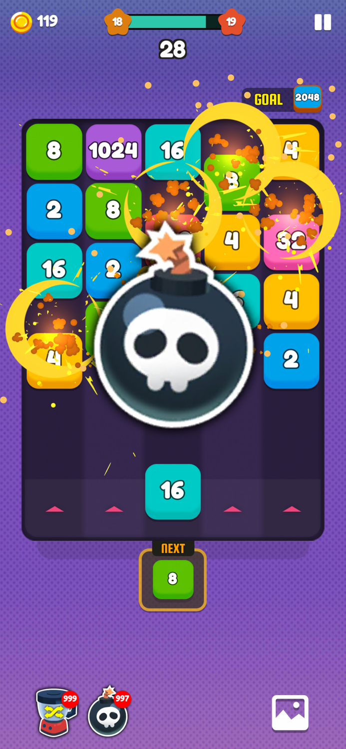 Number Shoot - Merge Puzzle