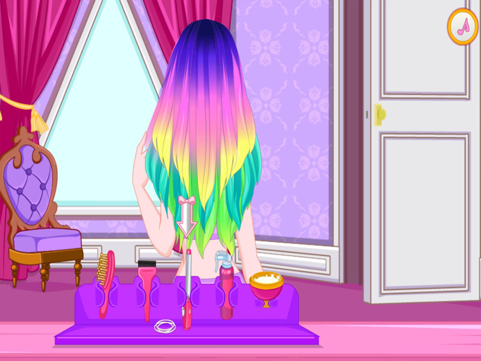Unicorn hairstyles princess
