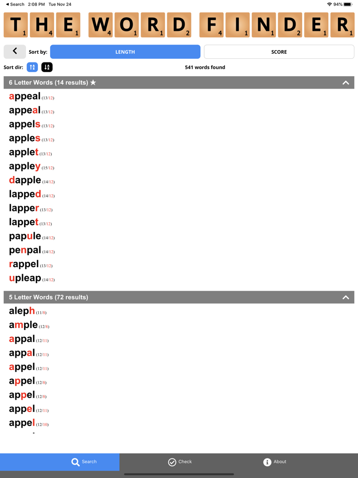 The Word Finder