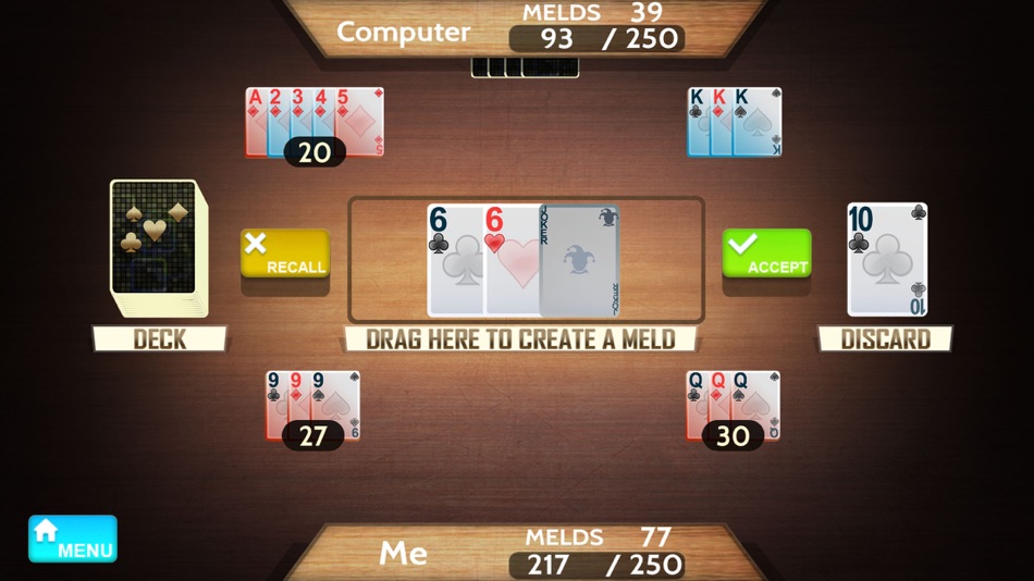 #2. Rummy Offline Pro (iOS) بواسطة: MINDWAYTECH CONSULTING SERVICES PRIVATE LIMITED