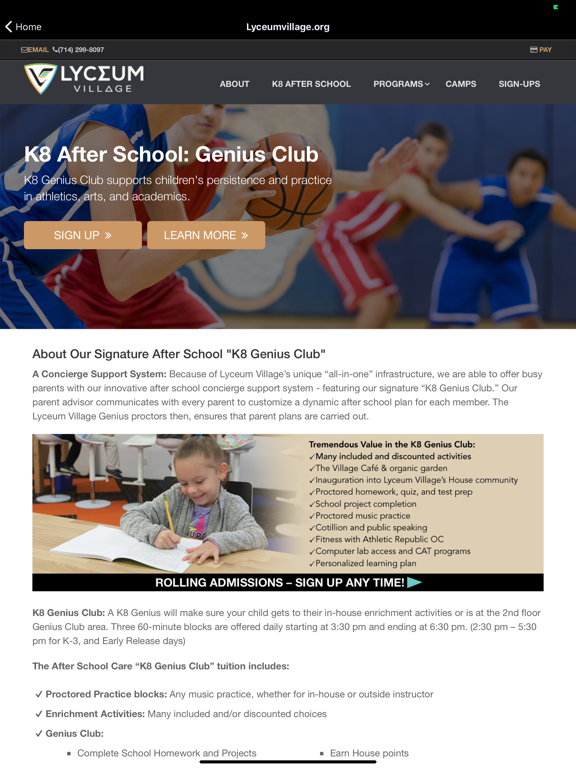 Lyceum iPad screenshot 2 - Business app