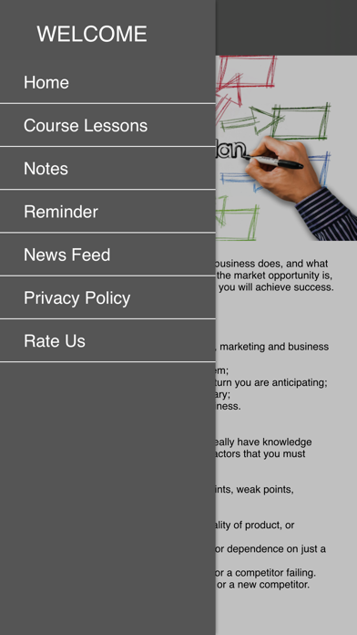 Business Plan Startup Guide Screenshot