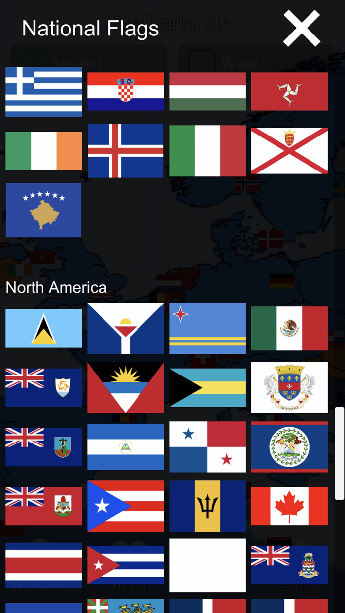World Flag Map