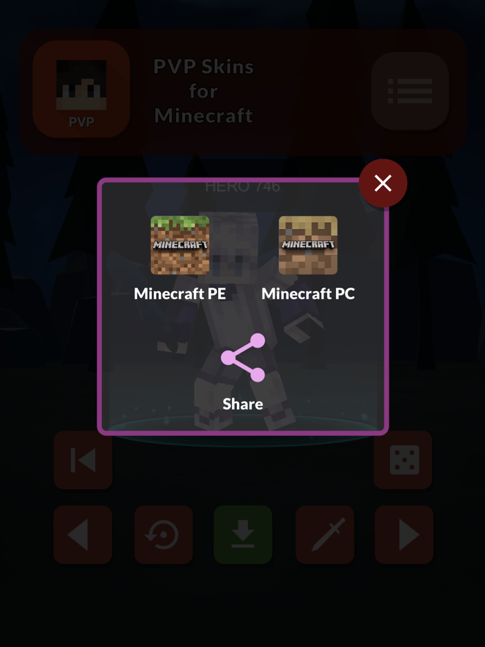 PVP Skins for Minecraft