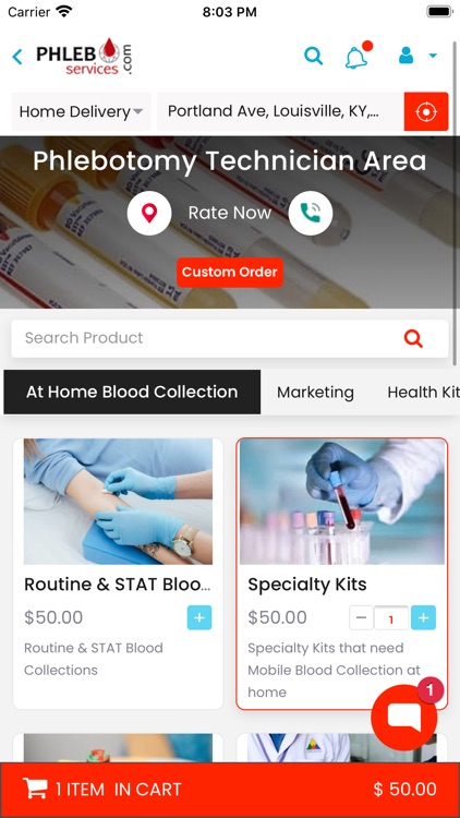Phleboservices Patients screenshot-3