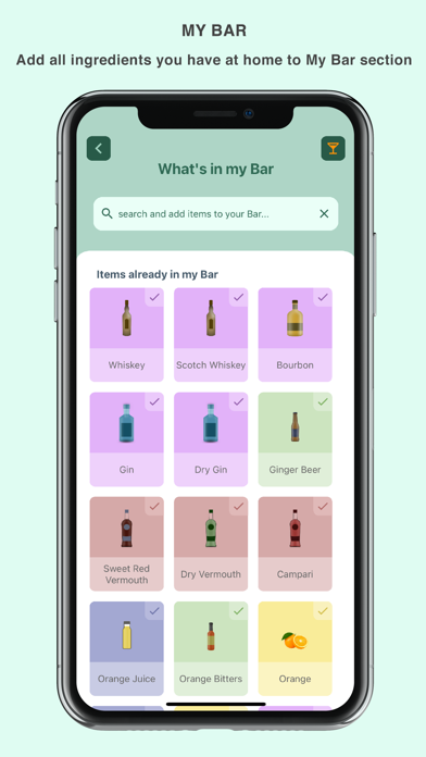 Mishela cocktails Screenshot