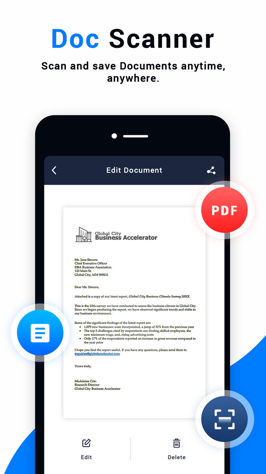 #3. Doc Scanner- PDF Document Scan (iOS) 由: Vishal Chatterjee