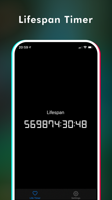 Screenshot #1 pour Life Timer Widget