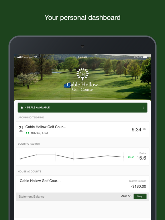Screenshot #5 pour Cable Hollow Golf Course