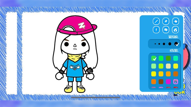 Toca Coloring book
