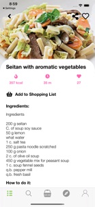 Fit and Healthy Recipes screenshot #2 for iPhone
