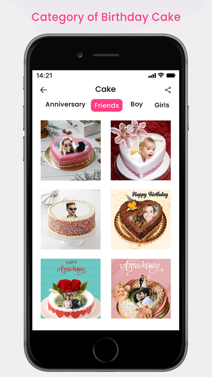 Photo on Cake - Birthday Video