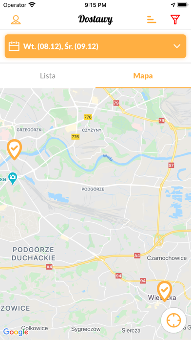 Mobilny Catering dla Kierowcy Screenshot
