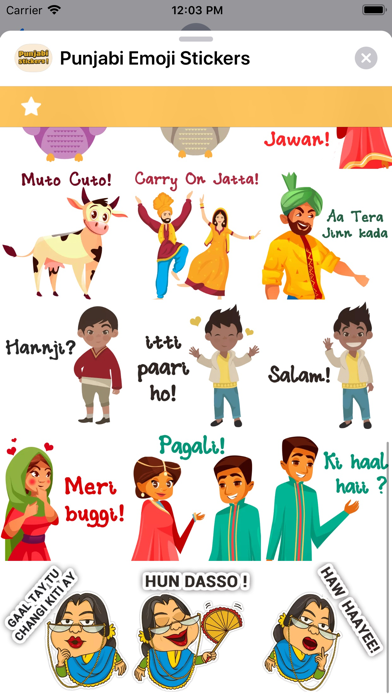 Punjabi Emoji Stickers Screenshot
