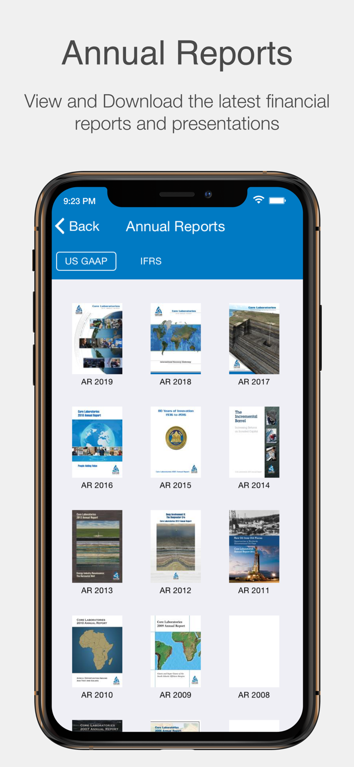 Core Laboratories IR