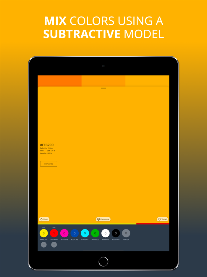 Trycolors - mix colors