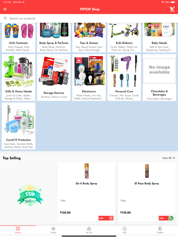 Screenshot #5 pour TIPTOP Online shopping App