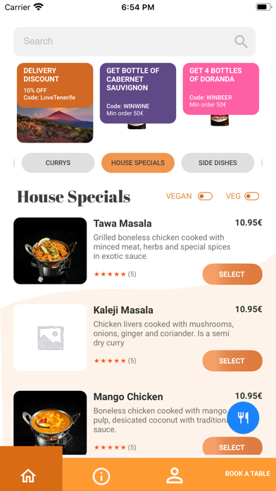 Delhi Darbar Restaurants Screenshot