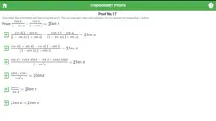 Trigonometry Identities Proofs iPhone image 4