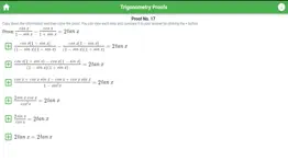 trigonometry identities proofs iphone screenshot 4