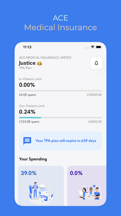 Ace Medical Insurance App Screenshot