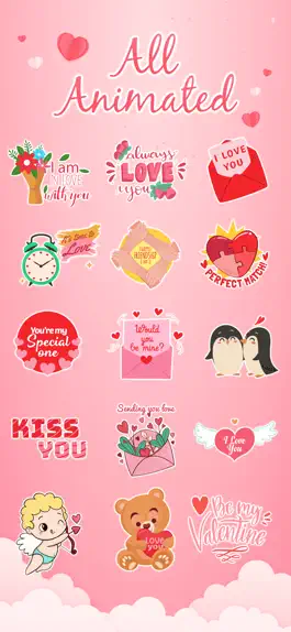 Game screenshot Valentine’s Day Stickers ⋆ apk