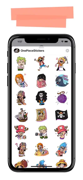 Game screenshot One Piece Straw Hat Stickers hack