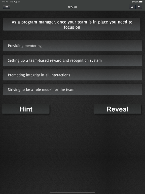 Screenshot #6 pour PgMP Exam Test Preparation Q&A