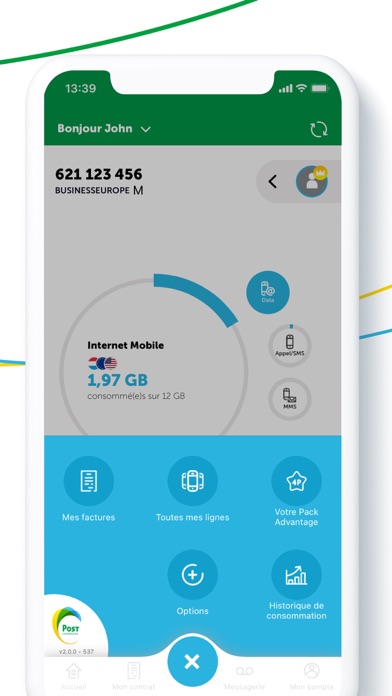 Screenshot #3 pour MyPost Telecom Mobile