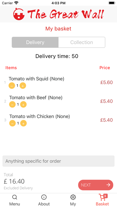 The Great Wall Huddersfield Screenshot