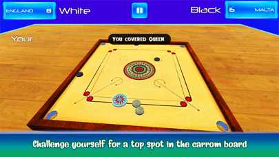 Carrom 3D-Realistic Counter Striker Finger Flick screenshot 2