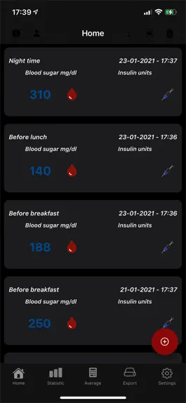 Game screenshot Blood sugar diary App mod apk