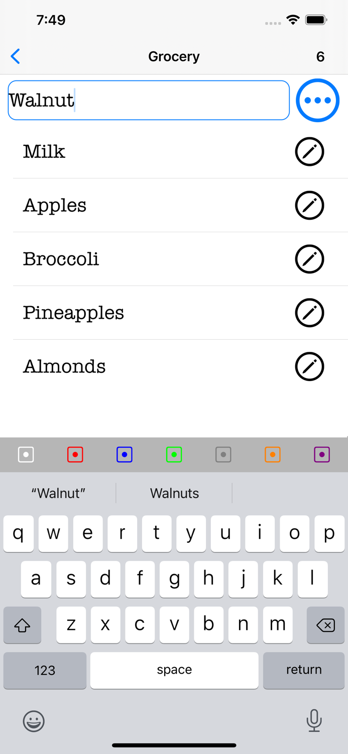 Soochi - Shopping  Any - List