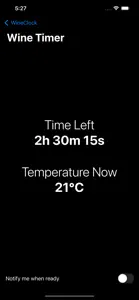 WineClock screenshot #2 for iPhone
