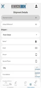 KwickBox Shipper screenshot #1 for iPhone