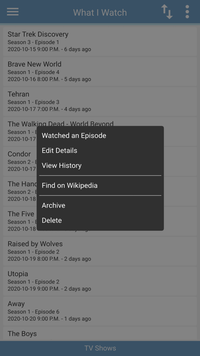 Screenshot #2 pour WhatIWatch