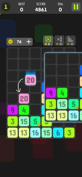 Game screenshot Drag And Merge Puzzle mod apk