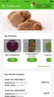 global foods iphone screenshot 2